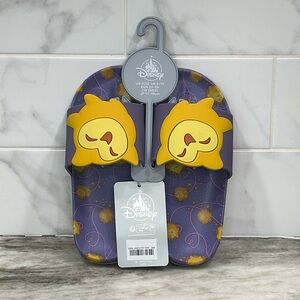 Disney Store Toddler Size 11/12 Wish Movie STAR Swim Slides Flip Flop Scuffs NEW